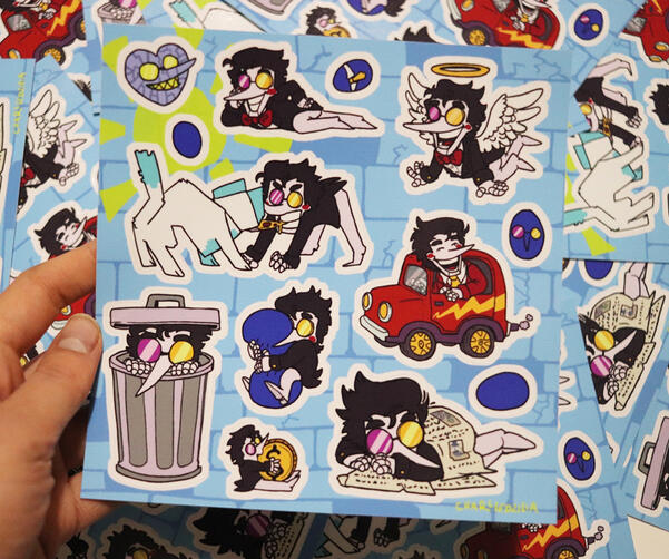Deltarune sticker set